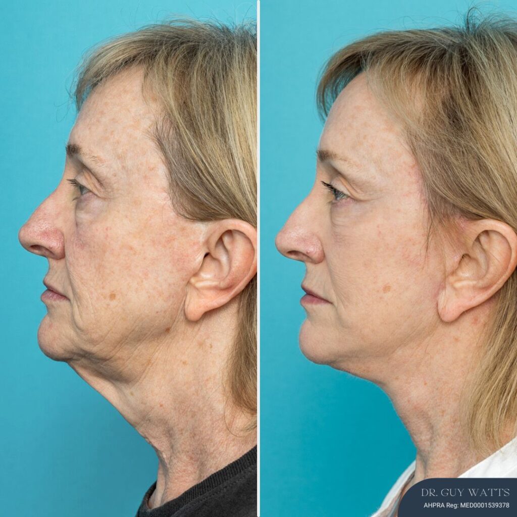 Post-op Face and Neck Lift