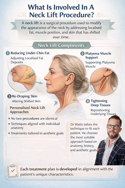 What Is Involved In A Neck Lift Procedure by Dr Guy Watts