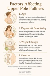Factors Affecting Upper Pole Fullness - Infographics by Dr Guy Watts