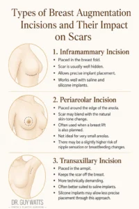 Managing Your Breast Augmentation Scar - Infographics by Dr Guy Watts