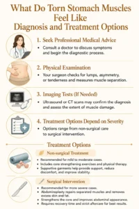 What Do Torn Stomach Muscles Feel Like - Infographics by Dr Guy Watts