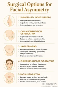 What Is Facial Asymmetry - Infographics by Dr Guy Watts