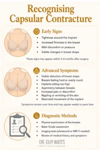What is Capsular Contracture - Infographics by Dr Guy Watts