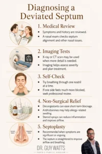 What is a Deviated Septum - Infographics by Dr Guy Watts