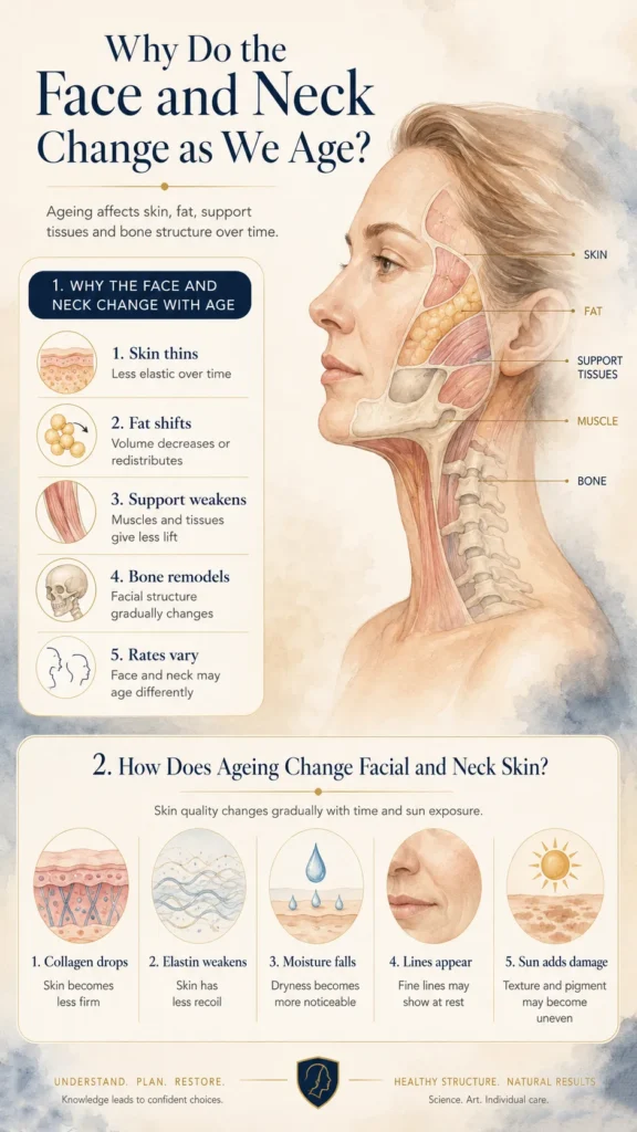 Why Do the Face and Neck Change as We Age by Dr Guy Watts