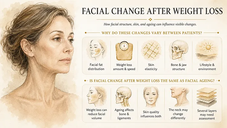 Facial Change After Weight Loss by Dr Guy Watts