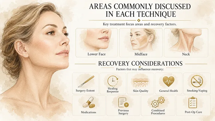 Areas Commonly Discussed In Each Technique by Dr Guy Watts